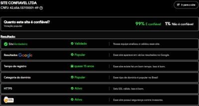 Site verificado e verdadeiro:099betcom